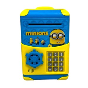 گاوصندوق رمز دار باتری خور طرح مینیون_اسباب بازی
