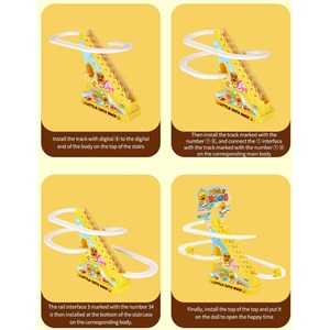 اسباب بازی پله و سرسره جوجه اردک موزیکال_اسباب بازی