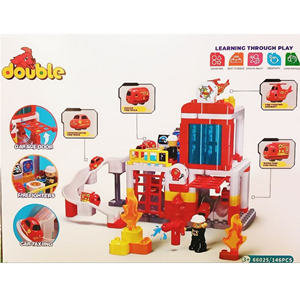 لگو دوپلو ایستگاه آتش نشانی 146 قطعه مدل Fire Station 66025_اسباب بازی