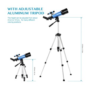 تلسکوپ طبیعتگردی به همراه کوله پشتی مدل AOMEKIE AO2017 70mm Refractor Telescope_اسباب بازی