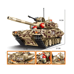 لگو تکنیک تانک جنگی 954 قطعه MILITARY TANK BLOCK BUILDING 8038_اسباب بازی