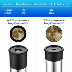 تلسکوپ طبیعتگردی به همراه کوله پشتی مدل AOMEKIE AO2013 50mm Refractor Telescope_اسباب بازی