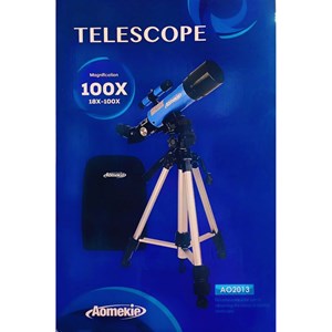 تلسکوپ طبیعتگردی به همراه کوله پشتی مدل AOMEKIE AO2013 50mm Refractor Telescope_اسباب بازی