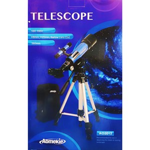 تلسکوپ طبیعتگردی به همراه کوله پشتی مدل AOMEKIE AO2013 50mm Refractor Telescope_اسباب بازی