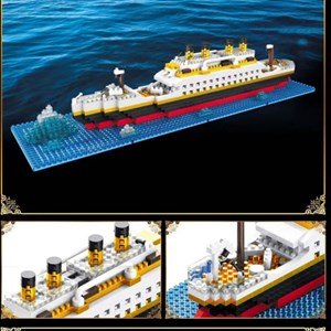 لگو کریتور کشتی تایتانیک 1068 قطعه مدل BLOCK Titanic 2234_اسباب بازی