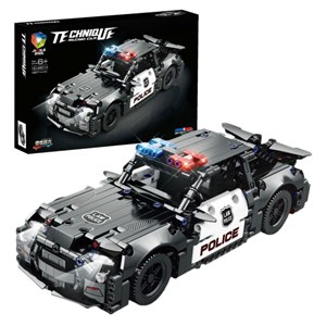 لگو تکنیک ماشین پلیس 487 قطعه مدل JIQILE 48014_اسباب بازی
