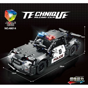 لگو تکنیک ماشین پلیس 487 قطعه مدل JIQILE 48014_اسباب بازی