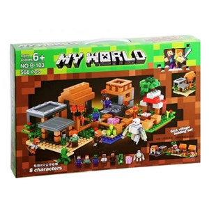لگو ماینکرافت 568 قطعه مدل B-103 Minecraft_اسباب بازی
