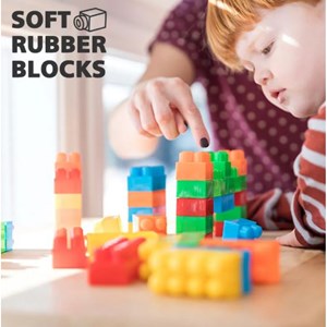لگو نرم 82 قطعه مدل Soft Rubber Blocks 6038_اسباب بازی