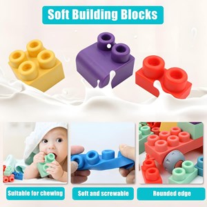 لگو نرم 52 قطعه مدل Soft Rubber Blocks 6039_اسباب بازی