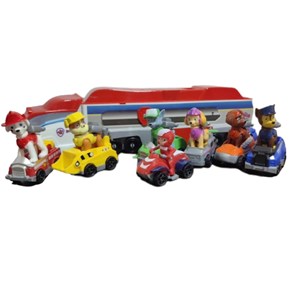 ست اسباب بازی کامیون سگ های نگهبان به همراه 7 فیگور_اسباب بازی