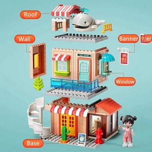 لگو دوپلو خانه عروسکی 141 قطعه فلو مدل FEELO GENIUS ARCHITECT 1810_اسباب بازی