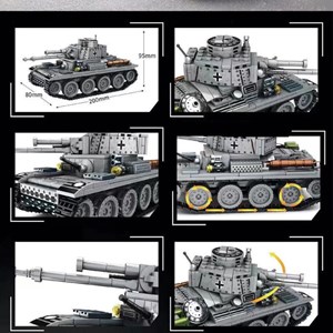 لگو تکنیک تانک جنگی 502 قطعه مدل 66005 TANK BLOCK BUILDING LEYI_اسباب بازی