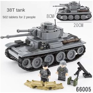 لگو تکنیک تانک جنگی 502 قطعه مدل 66005 TANK BLOCK BUILDING LEYI_اسباب بازی
