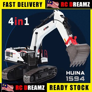 بیل مکانیکی کنترلی بزرگ هوینا مقیاس 1:14 مدل HUINA 1594_اسباب بازی