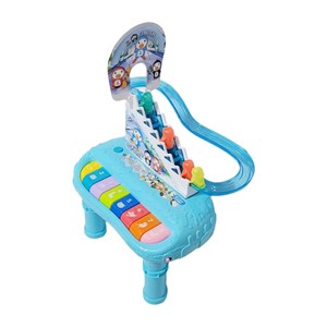 اسباب بازی پیانو پایه دار با پله و سرسره ی پنگوئن Ice Penguins Slide & Piano Toy_اسباب بازی