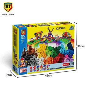 لگو کلاسیک خانه سازی 606 قطعه مدل BT_اسباب بازی