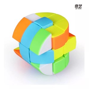 روبیک استوانه خودرنگ 3×3 برند کای وای QiYi مدل 731 EQY_اسباب بازی