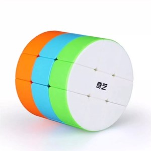 روبیک استوانه خودرنگ 3×3 برند کای وای QiYi مدل 731 EQY_اسباب بازی