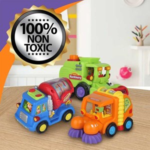 پک سه تایی ماشین اسباب بازی هولی تویز Hola Toys_اسباب بازی