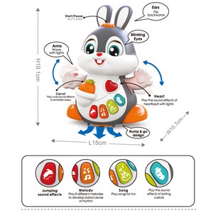اسباب بازی خرگوش موزیکال هولی تویز مدل HE9991 Dancing Bunny HOLA TOYS_اسباب بازی