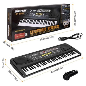 اسباب بازی آموزشی ارگ بیگفان 61 کلید مدل BIGFUN 830A2_اسباب بازی