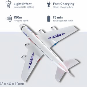 هواپیما کنترلی ایرباس مدل Airbus A380_اسباب بازی