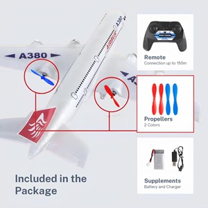 هواپیما کنترلی ایرباس مدل Airbus A380_اسباب بازی