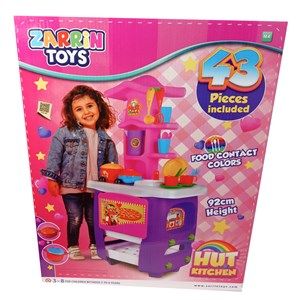 اسباب بازی آشپزخانه کلبه 43 پارچه زرین تویز ZARRIN TOYS_اسباب بازی