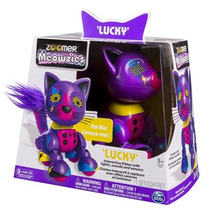 عروسک رباتیک زومر میومیو رنگ بنفش مدل Zoomer Meowzies Asst_اسباب بازی