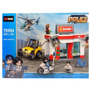 لگو سیتی ایستگاه پلیس شهر 431 قطعه مدل 78006 DECOOL Police Station City_اسباب بازی
