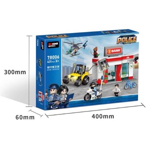 لگو سیتی ایستگاه پلیس شهر 431 قطعه مدل 78006 DECOOL Police Station City_اسباب بازی