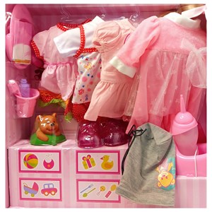 عروسک دخترانه جدید بیبی بورن همراه با 5 دست لباس مختلف مدل BABY TOBy_اسباب بازی