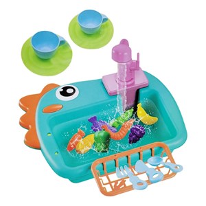 اسباب بازی سینک ظرفشویی مدل دایناسور همراه با وسایل_اسباب بازی