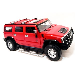 ماشین کنترلی شارژی جیپ قرمز مقیاس 1:14 مدل RC Cars Hummer H2_اسباب بازی