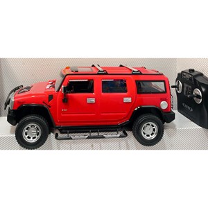 ماشین کنترلی شارژی جیپ قرمز مقیاس 1:14 مدل RC Cars Hummer H2_اسباب بازی