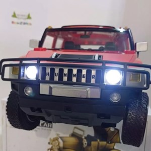ماشین کنترلی شارژی جیپ قرمز مقیاس 1:14 مدل RC Cars Hummer H2_اسباب بازی