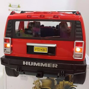 ماشین کنترلی شارژی جیپ قرمز مقیاس 1:14 مدل RC Cars Hummer H2_اسباب بازی