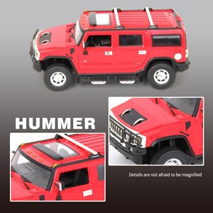 ماشین کنترلی شارژی جیپ قرمز مقیاس 1:14 مدل RC Cars Hummer H2_اسباب بازی