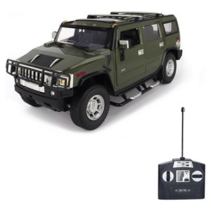 ماشین کنترلی شارژی جیپ سبز مقیاس 1:14 مدل RC Cars Hummer H2_اسباب بازی