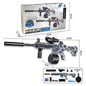 تفنگ اسباب بازی شارژی تیر ژله ای دوربین دار مدل HK416_اسباب بازی