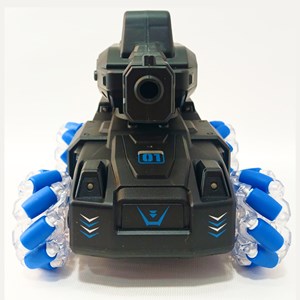 تانک کنترلی شارژی چرخ کپسول تیر ژله ای دودزا_اسباب بازی