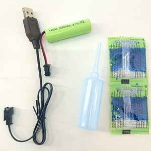 تانک کنترلی شارژی چرخ کپسول تیر ژله ای دودزا_اسباب بازی