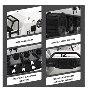 تانک کنترلی فلزی پلیس مقیاس 1:12_اسباب بازی