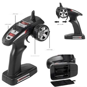 تانک کنترلی فلزی پلیس مقیاس 1:12_اسباب بازی