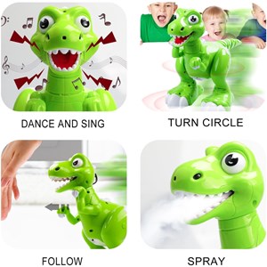 ربات اسباب بازی دایناسور کنترلی دودزا Dinosaure_اسباب بازی