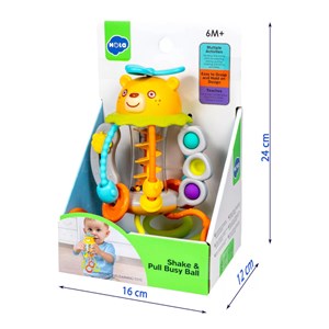 اسباب‌ بازی جغجغه آویزی هولی تویز طرح خرس مدل Hola Toys HE7916_اسباب بازی