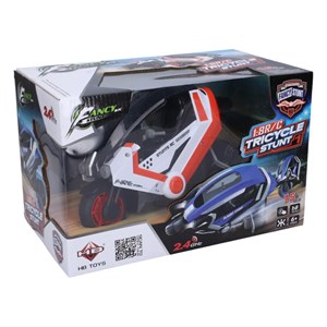 اسباب بازی موتور سیکلت 3 چرخ کنترلی شارژی نارنجی مقیاس 1:8 TRICYCLE STUNT_اسباب بازی