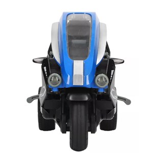 اسباب بازی موتور سیکلت 3 چرخ کنترلی شارژی آبی مقیاس 1:8 TRICYCLE STUNT_اسباب بازی