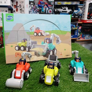 اسباب بازی کامیون های ساخت و ساز هولی تویز مجموعه 3 عددی Hola Toys _اسباب بازی